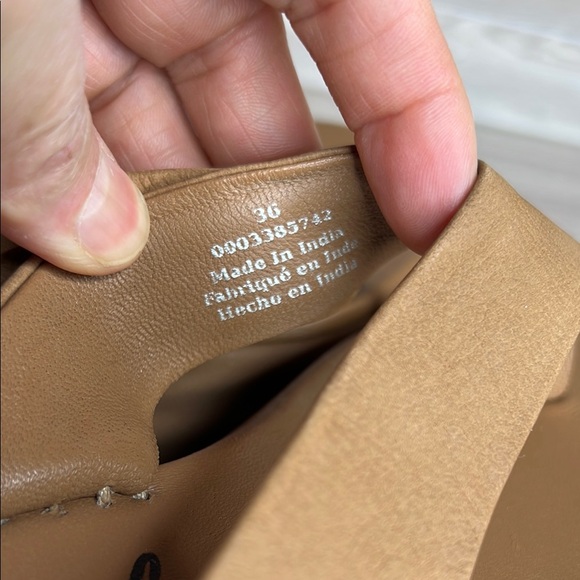 Free People Haven Thong Platform Camel Brown Tan Sandals Size 5.5 - Picture 10 of 12